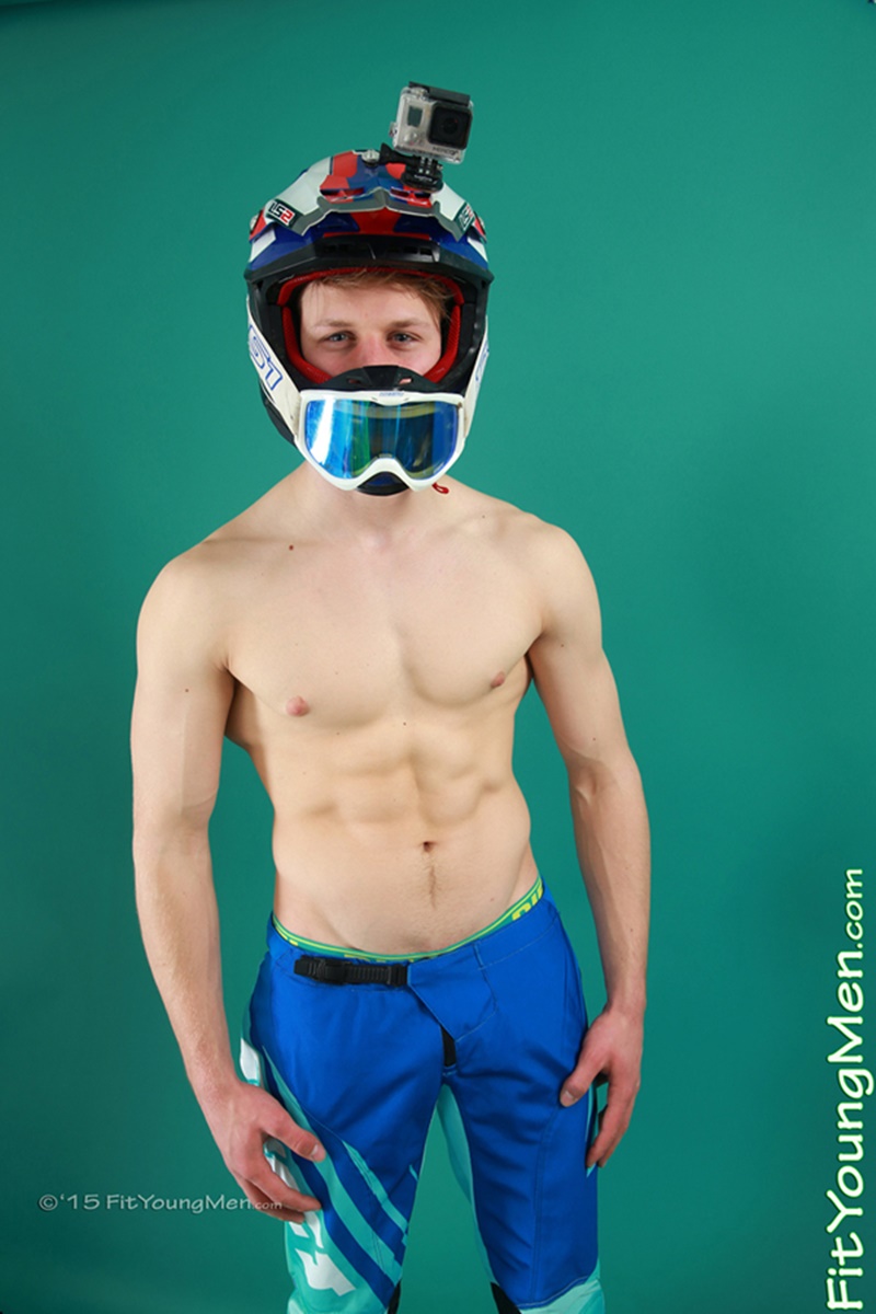 Motor Cross Rider Dan Fellows Shows Off His Huge Uncut