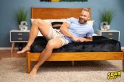 Horny-bearded-muscle-hunk-Brogan-bubble-butt-bareback-fucked-ripped-stud-Kyle-huge-raw-cock-5-porno-gay-pics