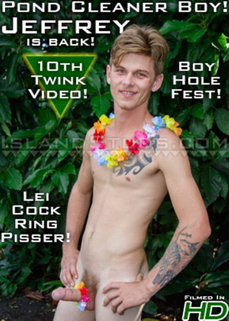 Sexy young outdoors twink Island Studs Jeffrey strips nude wanking out a  huge cum load – Dirty Boy Reviews