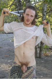 Sexy-long-haired-ginger-bisexual-American-stud-Riley-Rodriguez-juggles-jerks-big-uncut-dick-9-gay-porn-pics