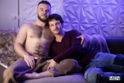 Hairy-chested-stud-Marcus-McNeil-massive-cock-stretches-hottie-young-dude-Benjamin-Blue-at-Men-4-porno-gay-pics