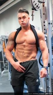 Big-muscle-hunk-Phillipe-Massa-flexes-gym-stroking-huge-thick-dick-huge-cumload-2-gay-porn-pics