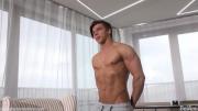 Horny-young-muscle-dude-Stephane-Dupont-drops-sweatpants-ankles-stroking-dick-at-Belami-12-porno-gay-pics