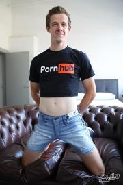 Young-Aussie-hottie-Brad-Hunter-strips-off-crop-top-tiny-shorts-long-socks-jerking-massive-uncut-cock-13-gay-porn-pics