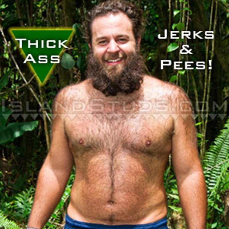 Big Brawn Star Male - Island Studs straight hung dude Brawn wanks his super fat ...