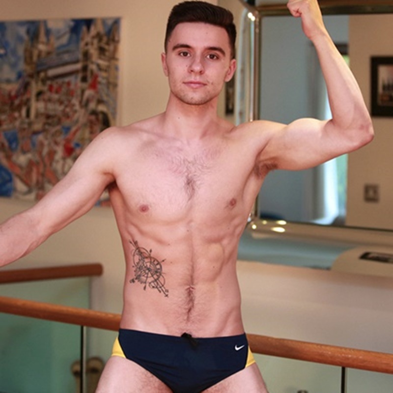 Gay Speedos Swimwear - Fit Young Men gorgeous young ripped muscle boy Ben Davies in ...